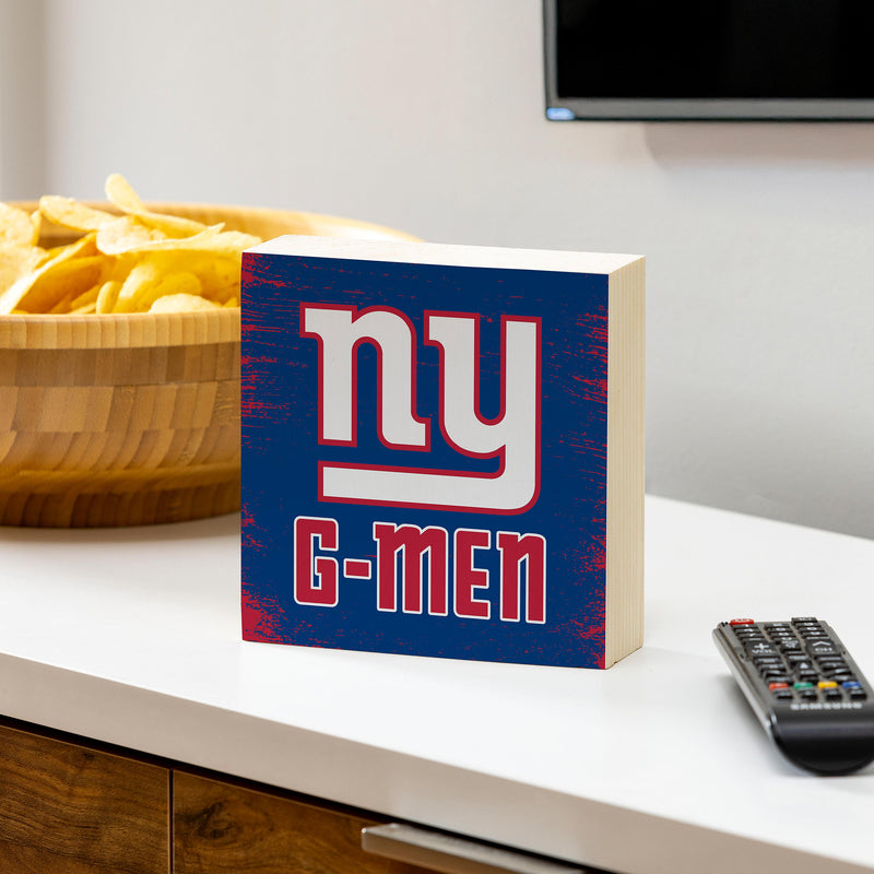 New York Giants Plock, Down Home Fans, 6x6
