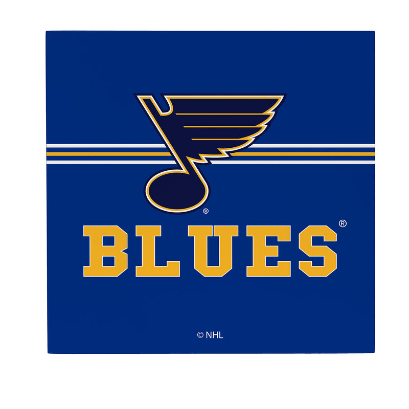 St Louis Blues Wood Wall Sign, 12x12