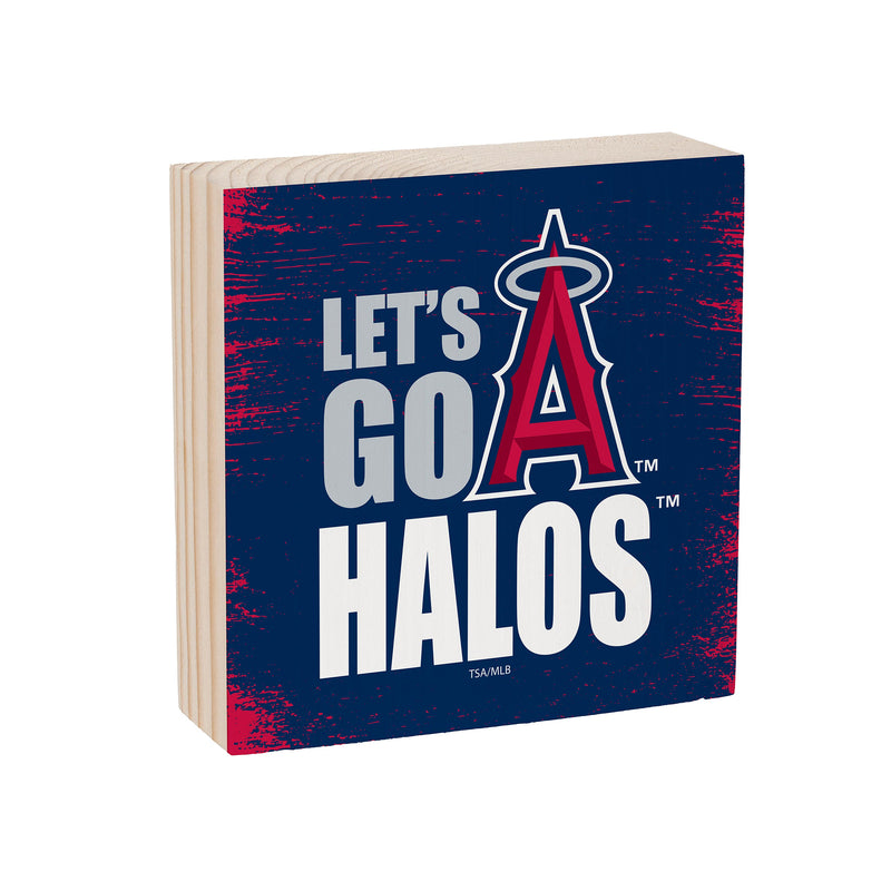 Los Angeles Angels Plock, Down Home Fans, 6x6