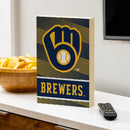 Milwaukee Brewers Plock, 8x12