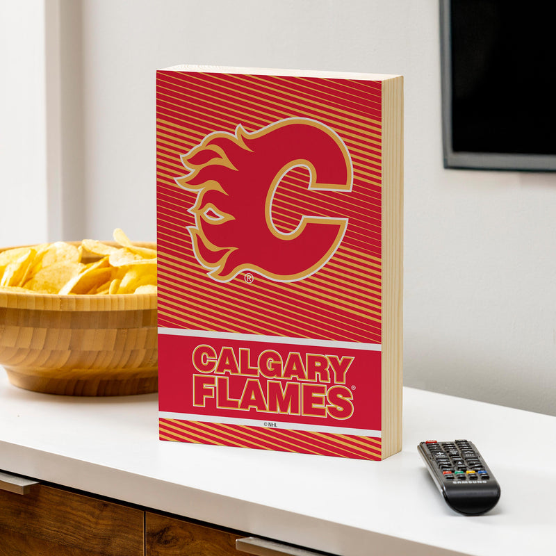 Calgary Flames Plock, Down Home Fans, 8x12