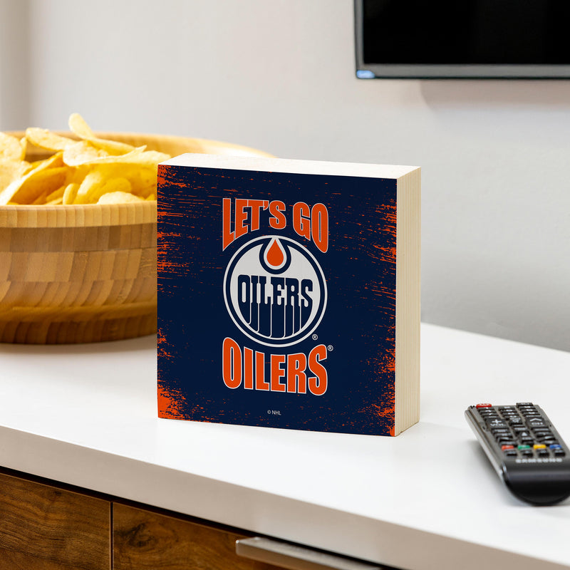 Edmonton Oilers Plock, Down Home Fans, 6x6