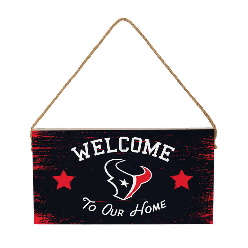 Houston Texans Wood Wall Sign, 6x11