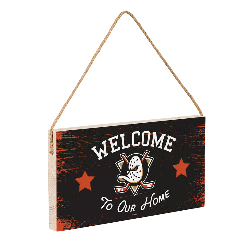 Anaheim Ducks Wood Wall Sign, 6x11