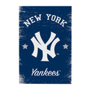 New York Yankees Wood Wall Sign, 16x24