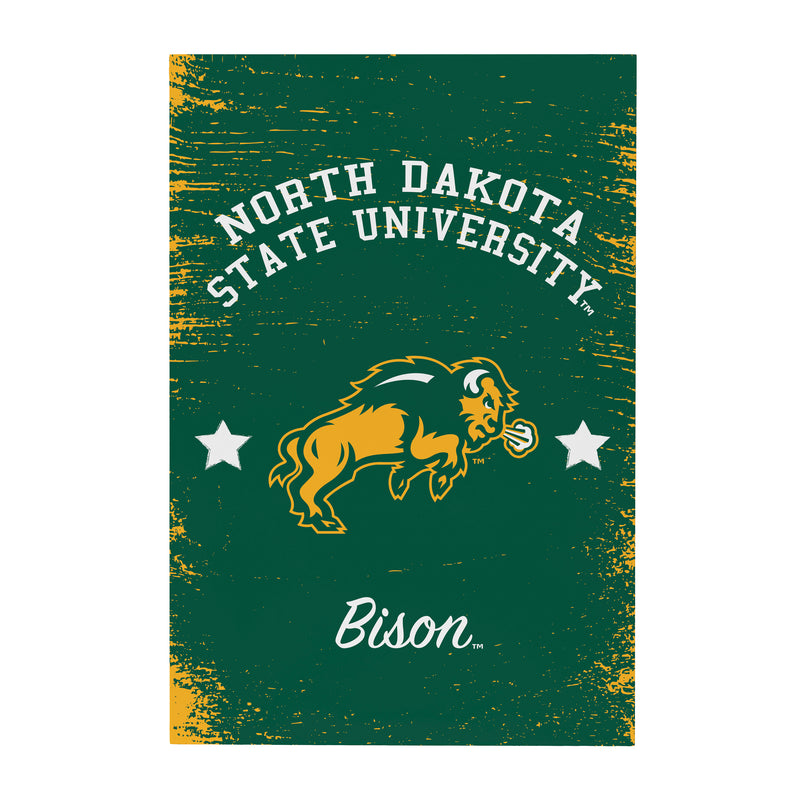 North Dakota State University Wood Wall Sign, 16x24