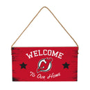 New Jersey Devils Wood Wall Sign, 6x11