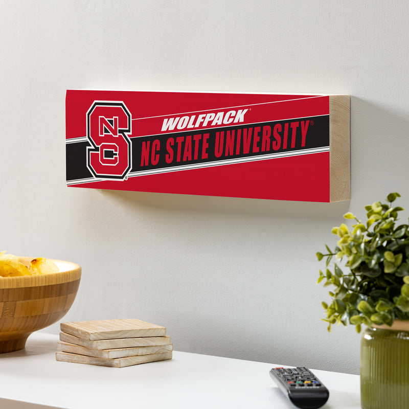 North Carolina State University Mantle Sign, Down Home Fans, 5x18