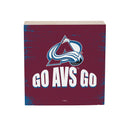 Colorado Avalanche Plock, Down Home Fans, 6x6