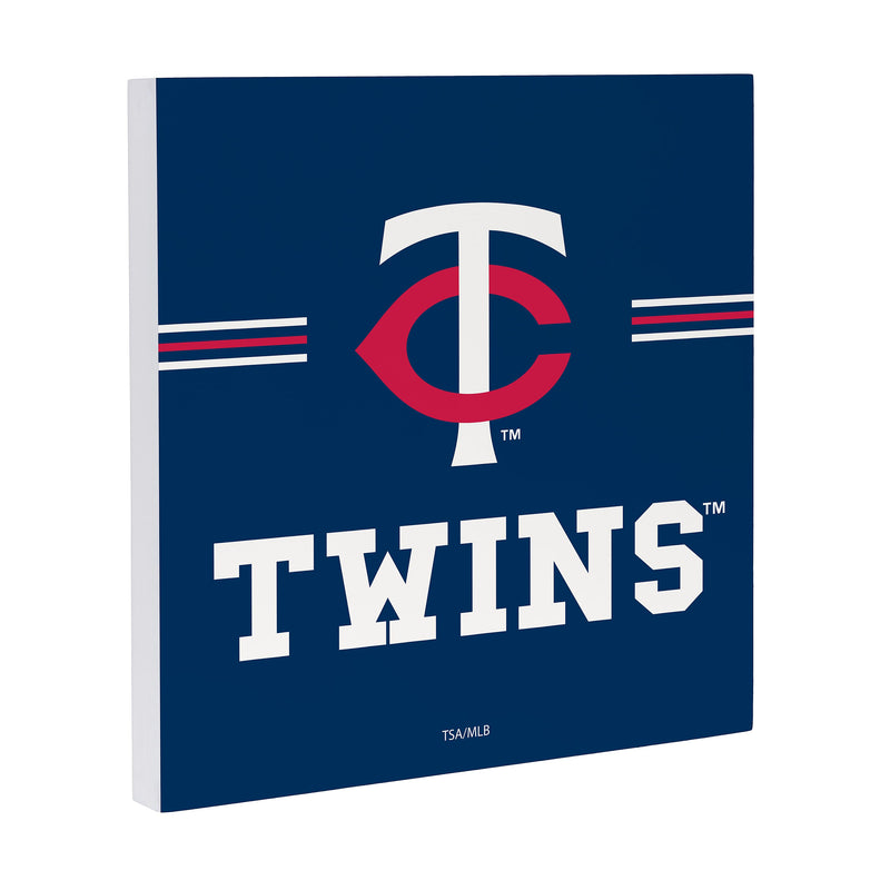 Minnesota Twins Wood Wall Sign, 12x12