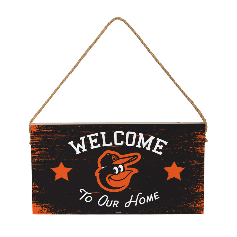 Baltimore Orioles Wood Wall Sign, 6x11
