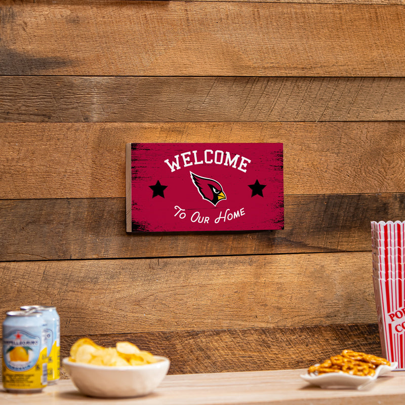 Arizona Cardinals Wood Wall Sign, 6x11