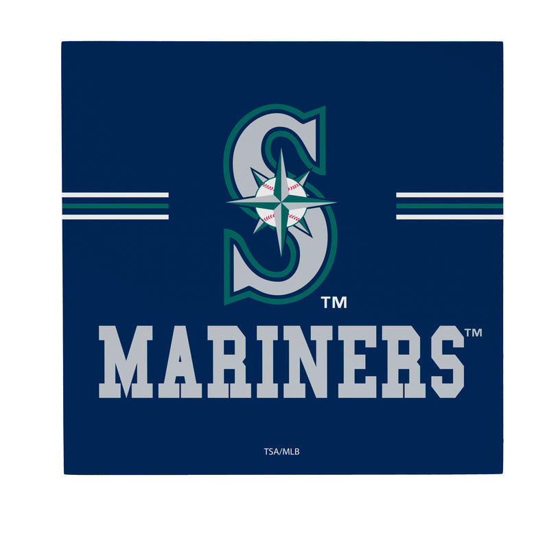 Seattle Mariners Wood Wall Sign, 12x12