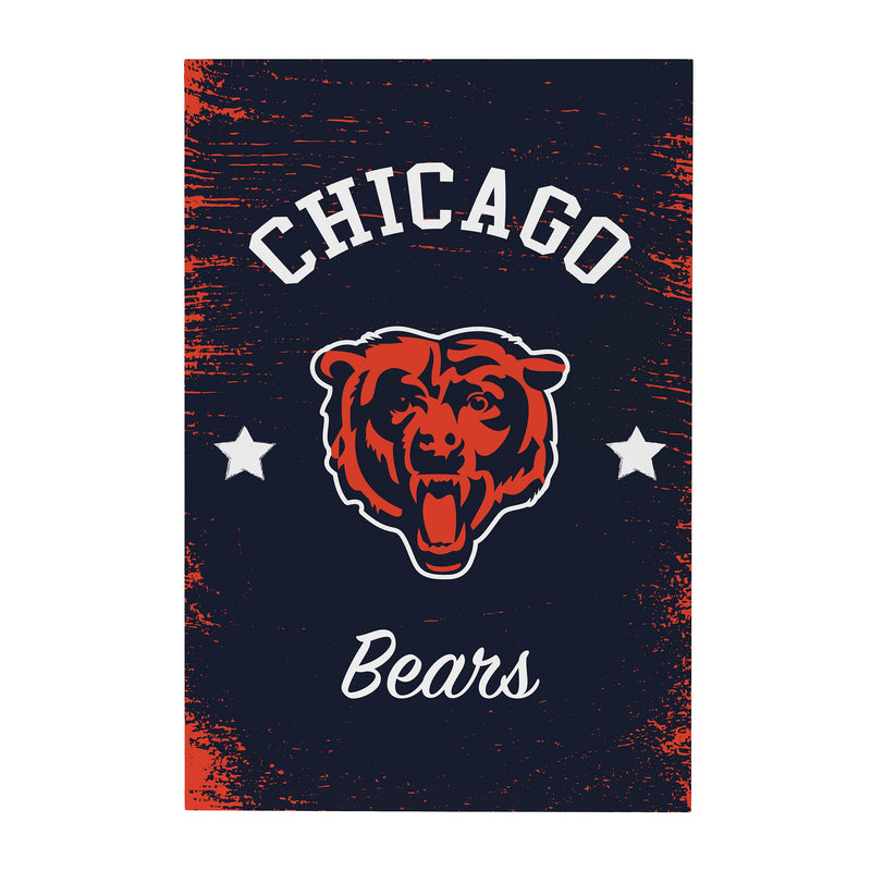 Chicago Bears Wood Wall Sign, 16x24