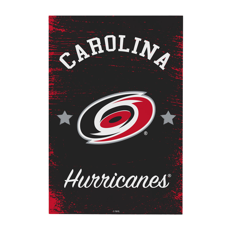 Carolina Hurricanes Wood Wall Sign, 16x24