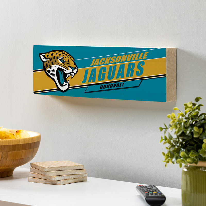 Jacksonville Jaguars Mantle Sign, Down Home Fans, 5x18
