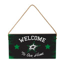 Dallas Stars Wood Wall Sign, 6x11