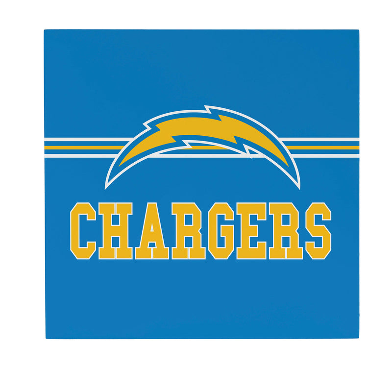 Los Angeles Chargers Wood Wall Sign, 12x12