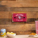 San Francisco 49ers Wood Wall Sign, 6x11