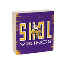 Minnesota Vikings Plock, Down Home Fans, 6x6