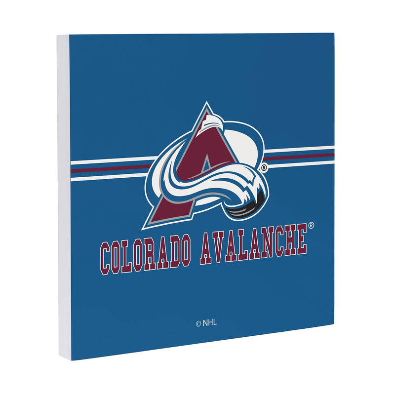 Colorado Avalanche Wood Wall Sign, 12x12