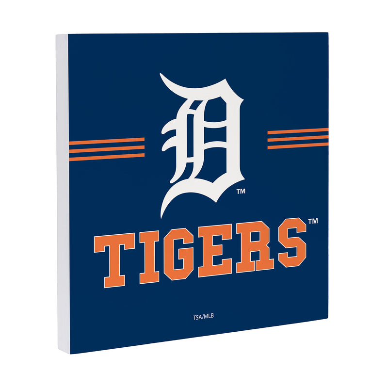 Detroit Tigers Wood Wall Sign, 12x12