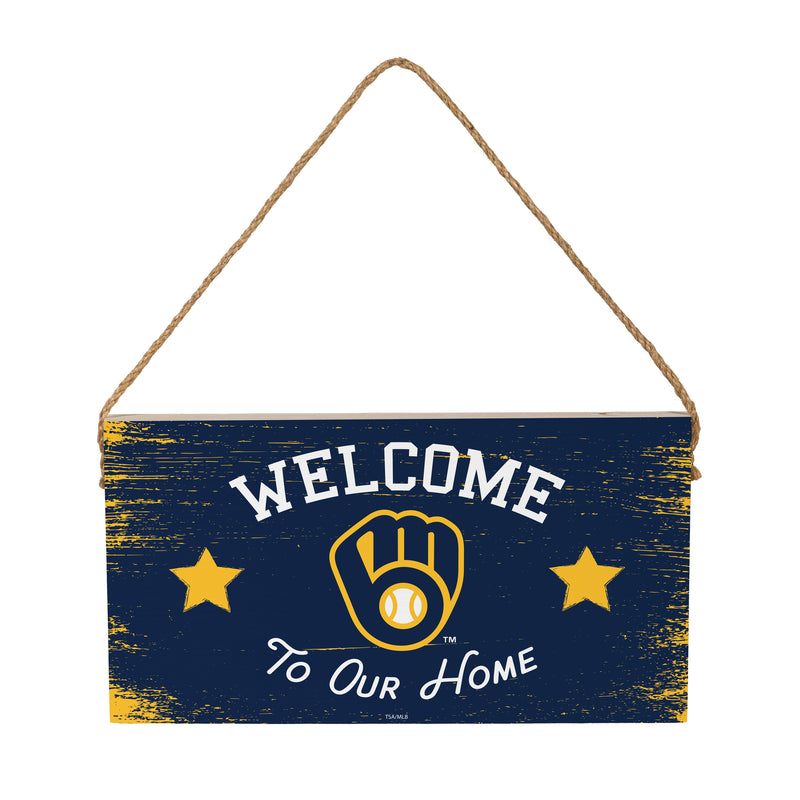 Milwaukee Brewers Wood Wall Sign, 6x11