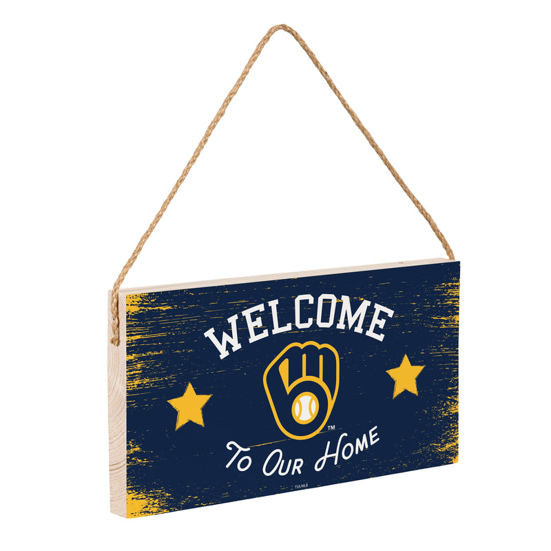 Milwaukee Brewers Wood Wall Sign, 6x11