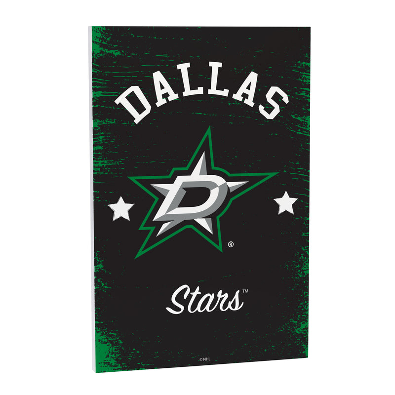 Dallas Stars Wood Wall Sign, 16x24