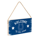 Indianapolis Colts Wood Wall Sign, 6x11