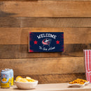 Columbus Blue Jackets Wood Wall Sign, 6x11
