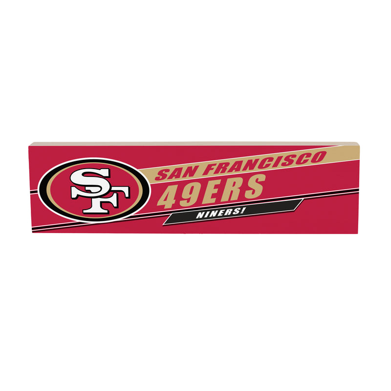 San Francisco 49ers Mantle Sign, Down Home Fans, 5x18