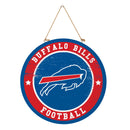 Buffalo Bills Round Door Decor with Hanging Rope, 18x18
