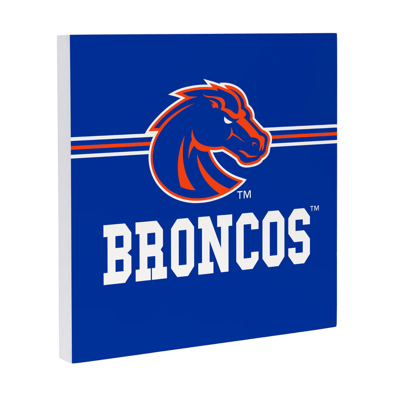 Boise State University Wood Wall Sign, 12x12