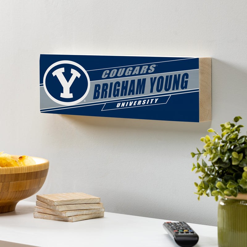 Brigham Young University Mantle Sign, Down Home Fans, 5x18