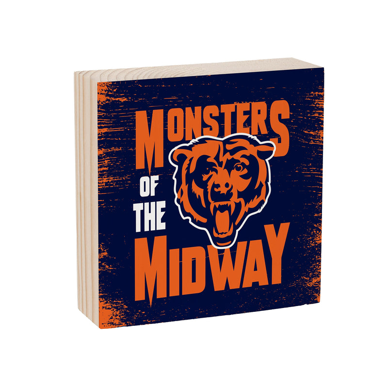 Chicago Bears Plock, Down Home Fans, 6x6