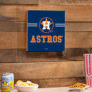 Houston Astros Wood Wall Sign, 12x12