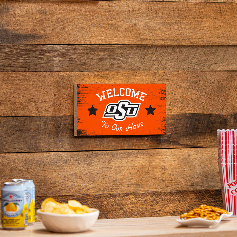 Oklahoma State University Wood Wall Sign, 6x11