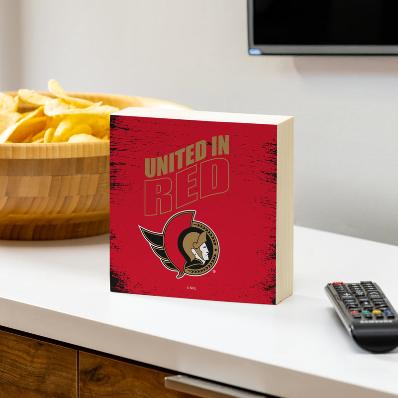 Ottawa Senators Plock, Down Home Fans, 6x6