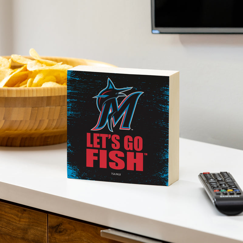 Miami Marlins Plock, Down Home Fans, 6x6