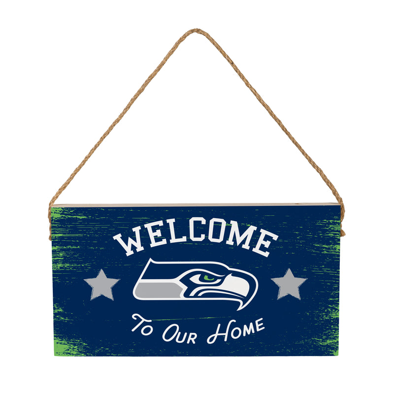 Seattle Seahawks Wood Wall Sign, 6x11