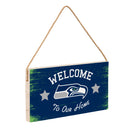 Seattle Seahawks Wood Wall Sign, 6x11