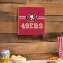 San Francisco 49ers Wood Wall Sign, 12x12