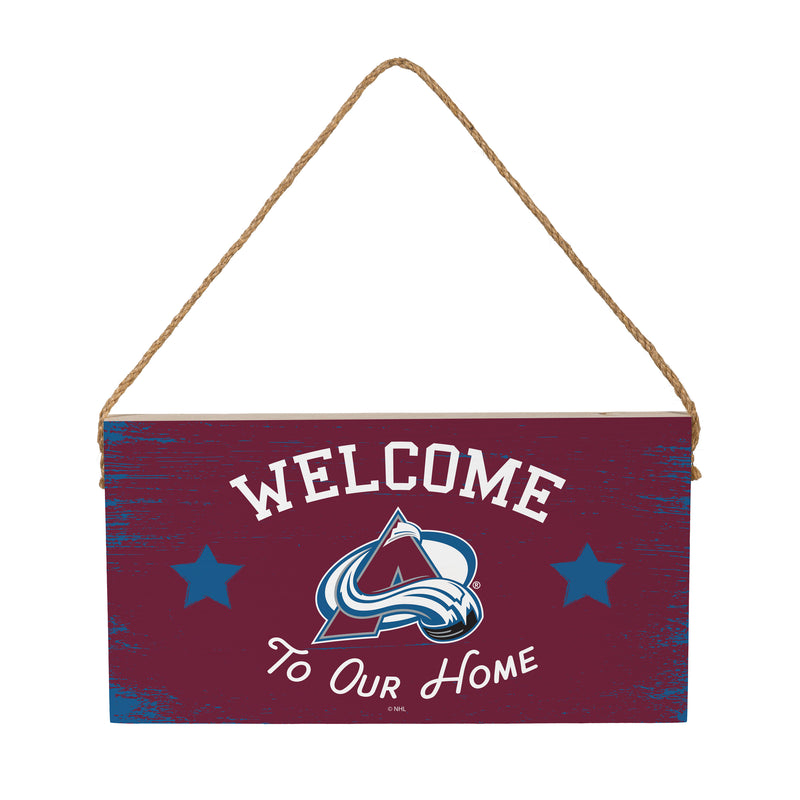 Colorado Avalanche Wood Wall Sign, 6x11