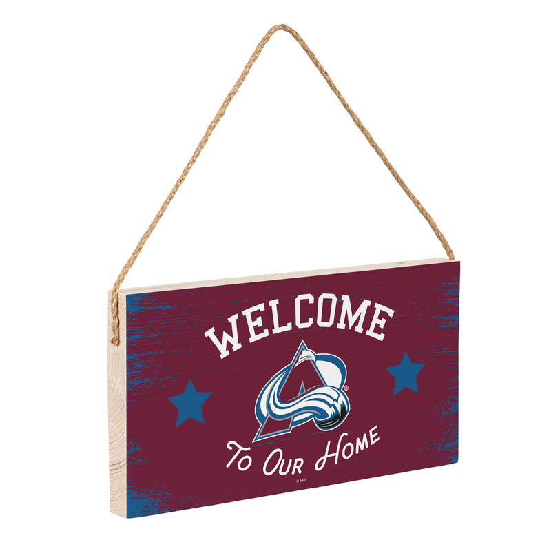 Colorado Avalanche Wood Wall Sign, 6x11