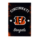 Cincinnati Bengals Wood Wall Sign, 16x24