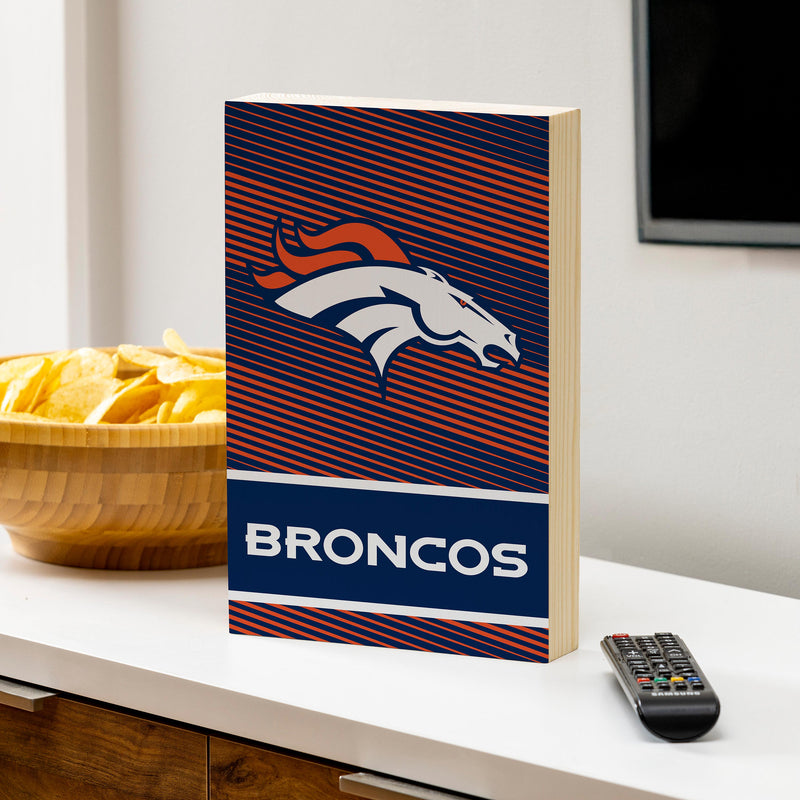 Denver Broncos Plock, Down Home Fans, 8x12
