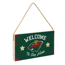 Minnesota Wild Wood Wall Sign, 6x11