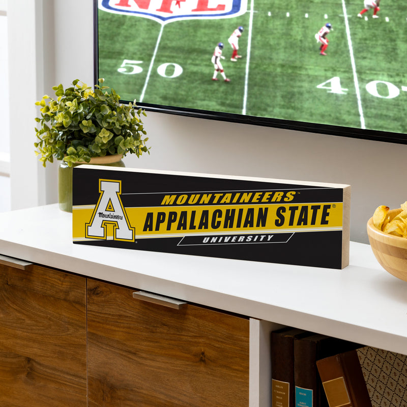 Appalachian State University Mantle Sign, Down Home Fans, 5x18