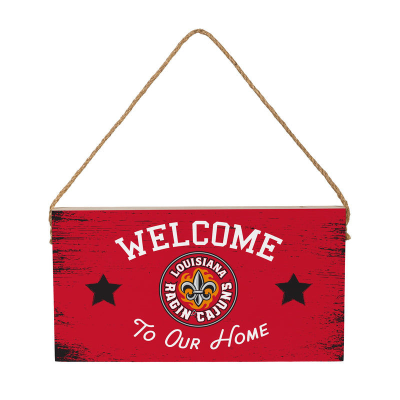 University of Louisiana at Lafayette Wood Wall Sign, 6x11